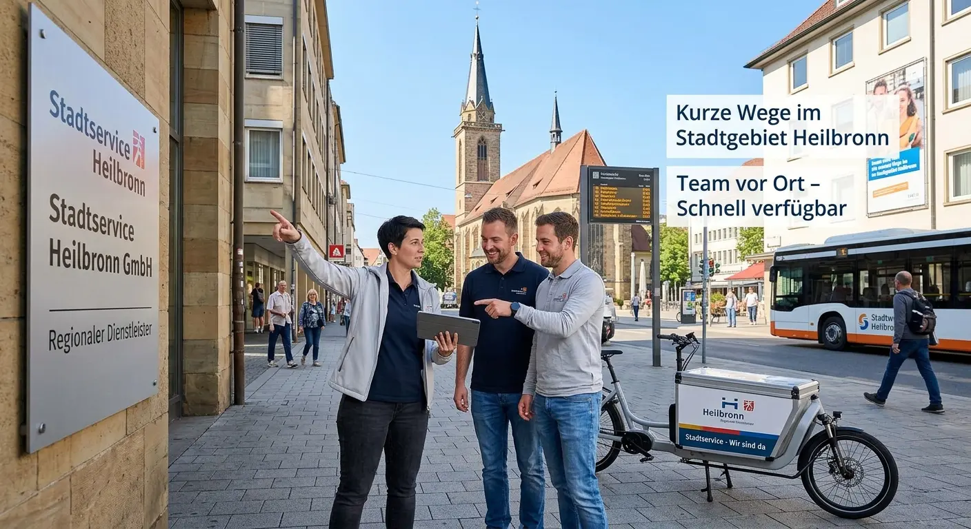 Kurze Wege im Stadtgebiet